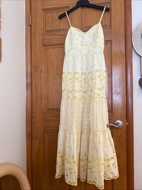 maxi lace slip dress Shona Joy - Simona Lace Slip Maxi Dress